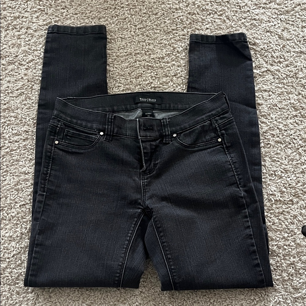 White House Black Market Dark Wash Skinny Jeans